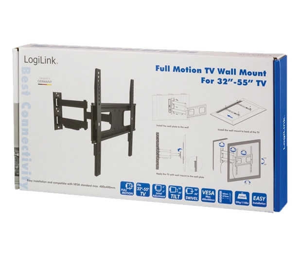 LogiLink Uchwyt ścienny LCD/LED VESA, 32-55', max. 50kg - 1584136 - zdjęcie 2